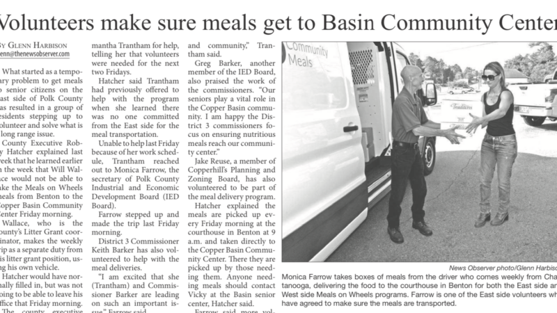 Polk County TN Meals On Wheels